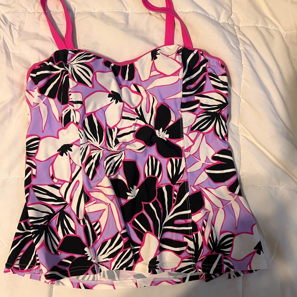 Flower tankini top